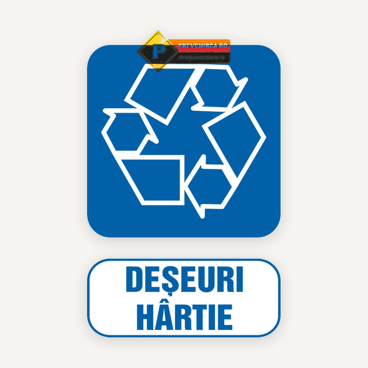 Semne pentru deseuri hartie