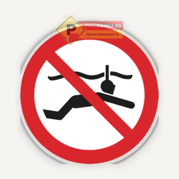 Semne pentru interzicerea scufundatul