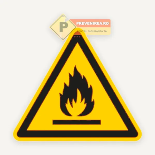 Semne pentru materiale inflamabile