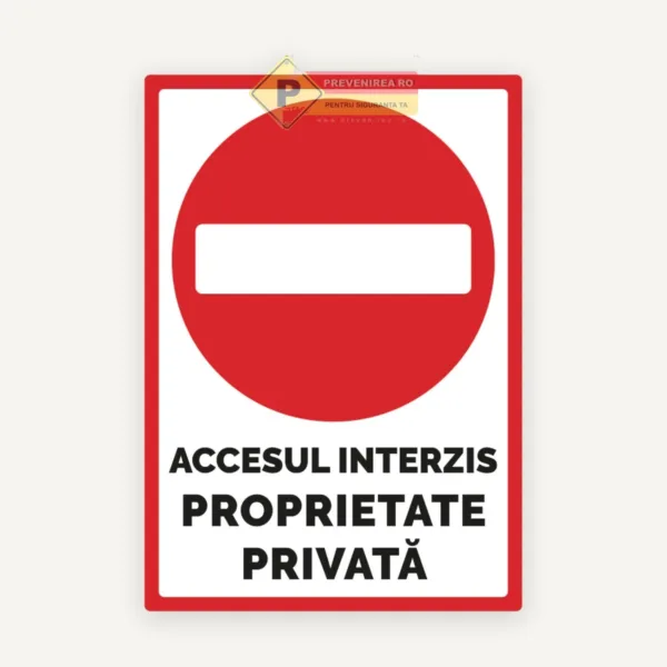 Semne pentru proprietate