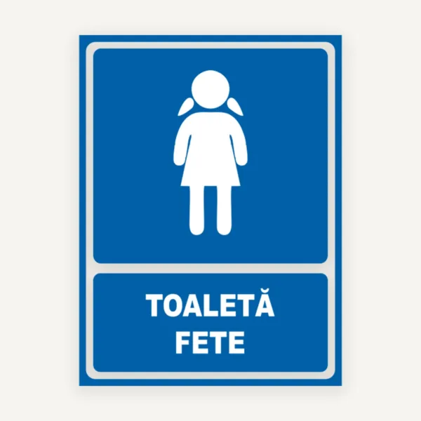 Semne pentru toaleta fete