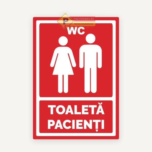 Semne pentru toaleta pacienti