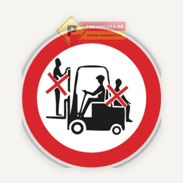 Semne pentru transportul pe utilaje