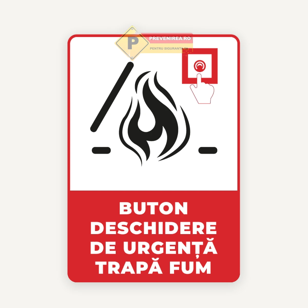 Semne pentru trapa de fum