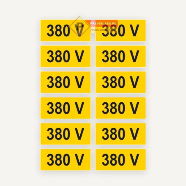 Set etichete 380v