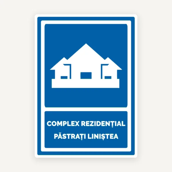 Indicator Păstrați Liniștea” pentru Blocuri și Complexe Rezidențiale