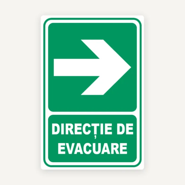 Indicator Ieșire pentru Urgență - Direcția Dreapta