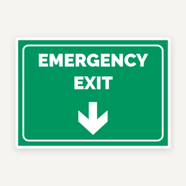 Indicator emergency exit