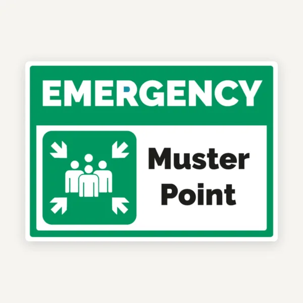 indicator emergency muster point