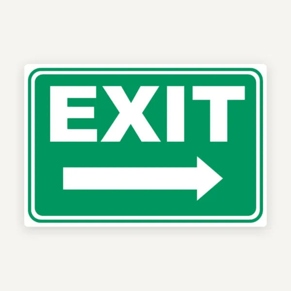 indicator exit in dreapta