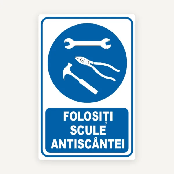 Indicator Folositi scule antiscantei