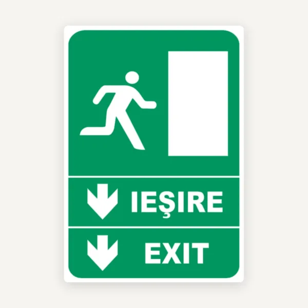 Indicator iesire exit directie in  jos