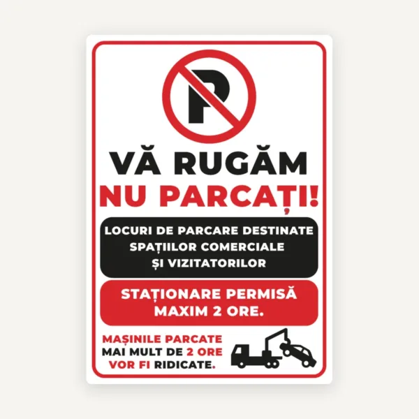 Indicator Locuri de Parcare Destinate Spatiilor Comerciale si Vizitatorilor