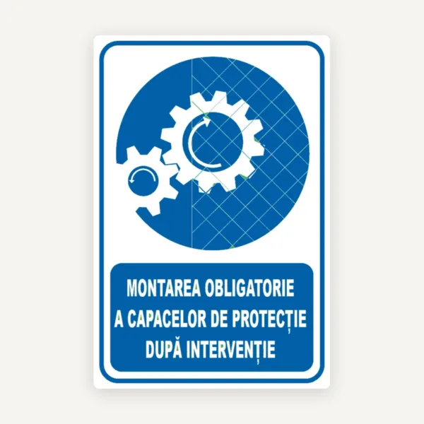 indicator montarea obligatorie a capacelor de protectie dupa interventie