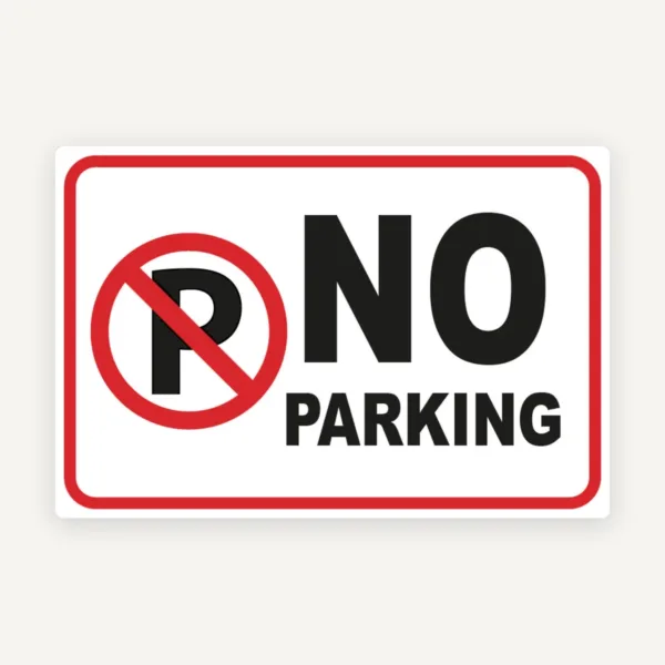 Indicator no parking