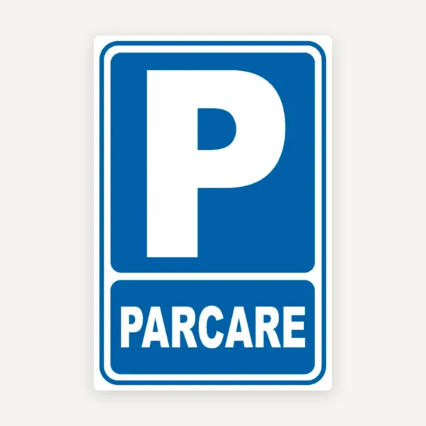 Indicator parcare