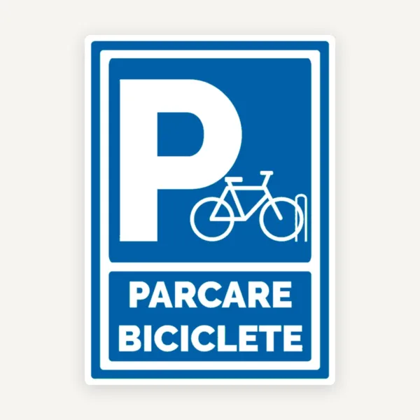 Indicator parcare biciclete