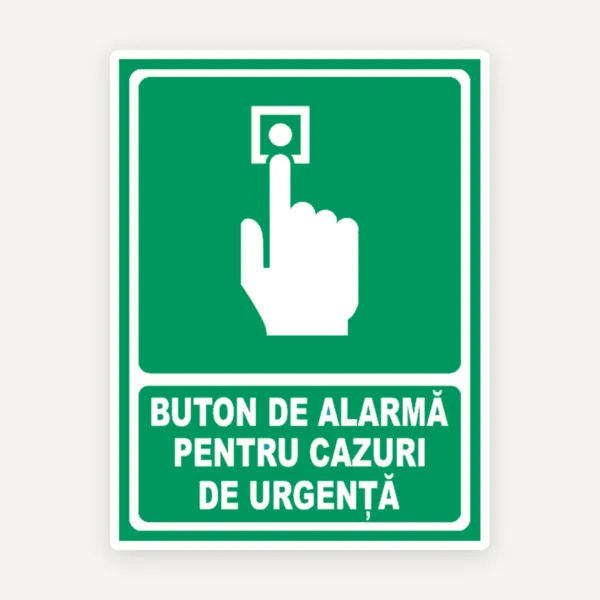 Indicator pentru buton de alarma pentru cazuri de urgenta