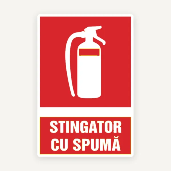 Indicator pentru  extinctor cu spuma