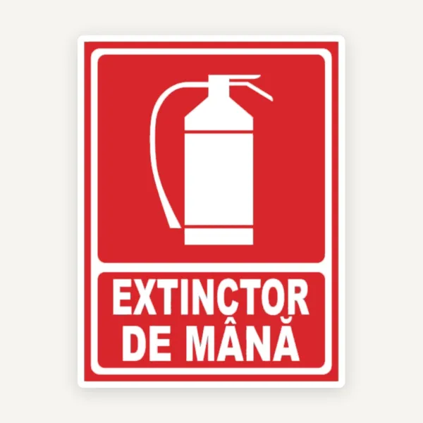 Indicator pentru extinctor de mana