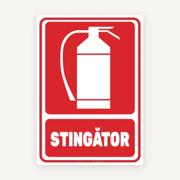 Indicator pentru marcaj stingator