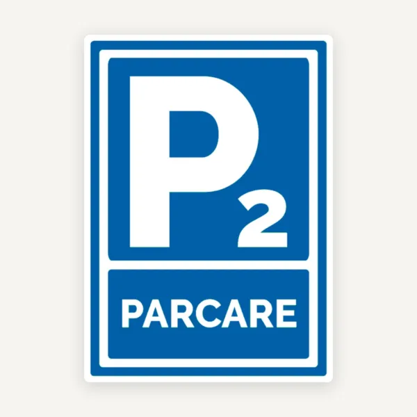 Indicator pentru parcare cu 2 locuri