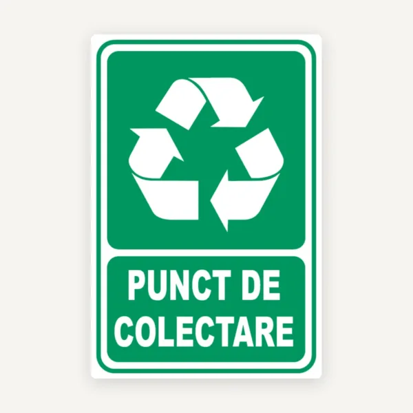 indicator pentru punct de colectare