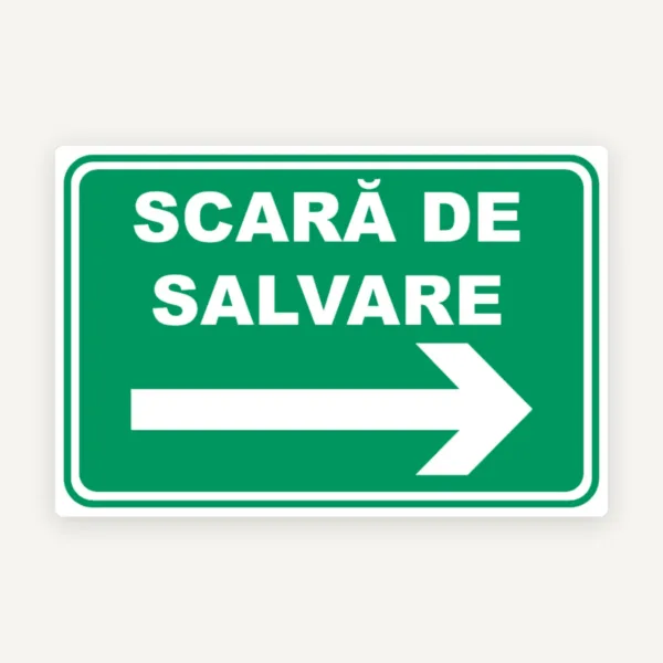 indicator pentru scara de salvare