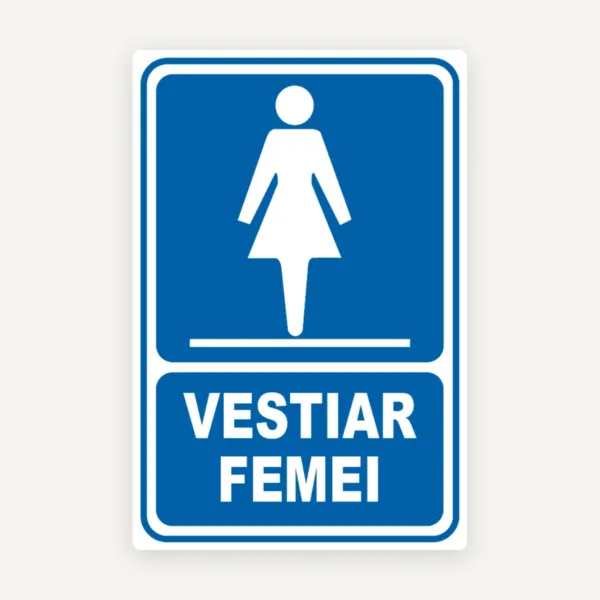 indicator pentru vestiar femei