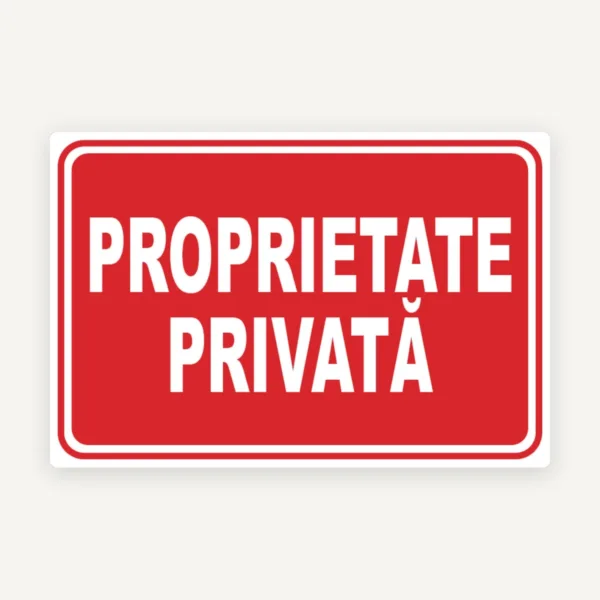Indicator proprietate privata
