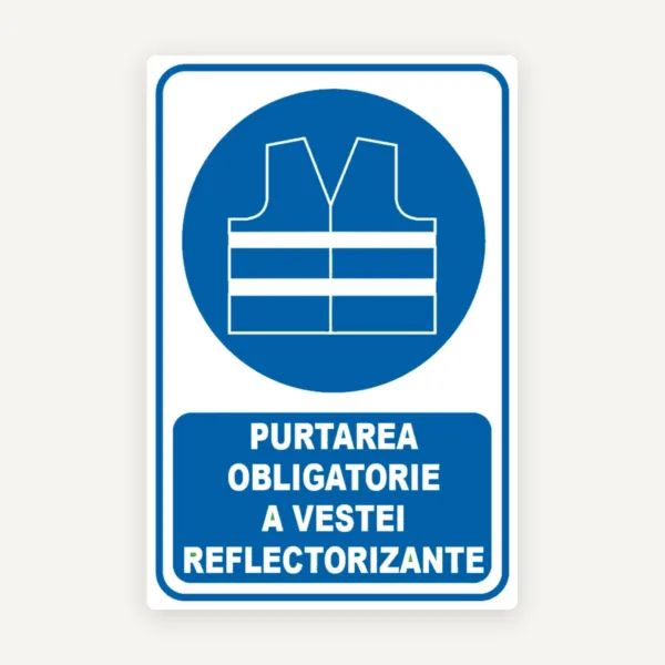 Indicator purtarea obligatorie a vestei reflectorizante