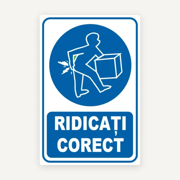 Indicator ridicati corect