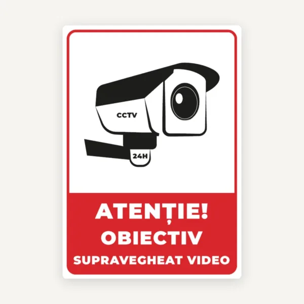 indicator rosu  obiectiv supravegheat video
