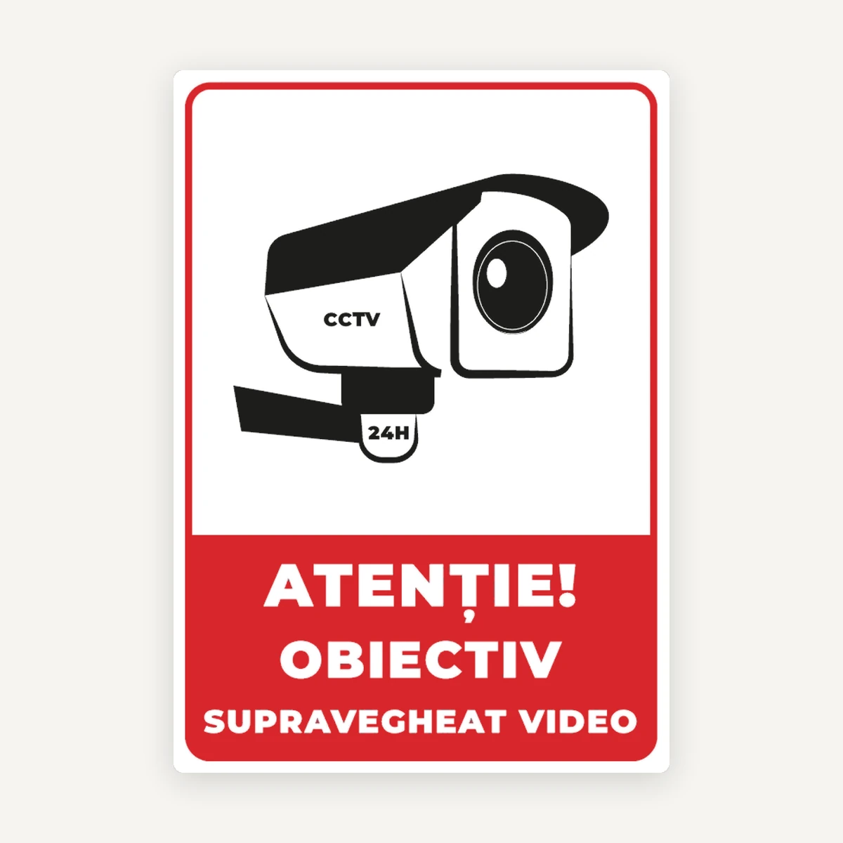 indicator rosu obiectiv supravegheat video