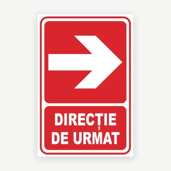 Indicator rosu pentru directie in dreapta