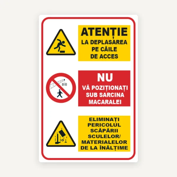 Panou pentru interiorul santierului