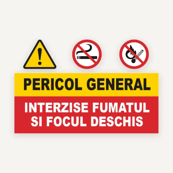 Panou pentru pericol general