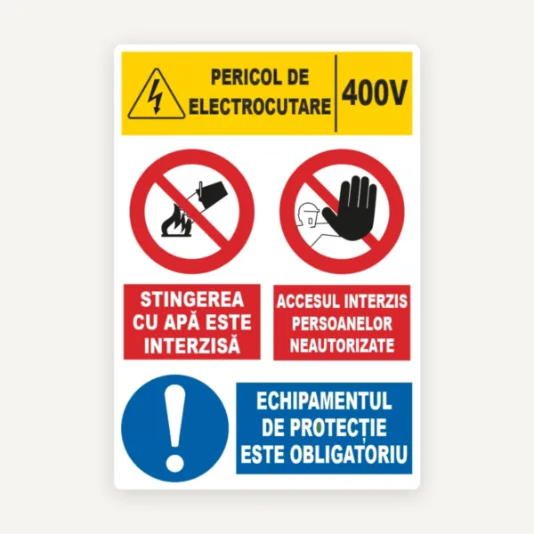 Panou pentru tablourile electrice