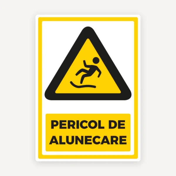 Indicatoare Pericol de Alunecare - Semnalizare Podea Umedă și Siguranță