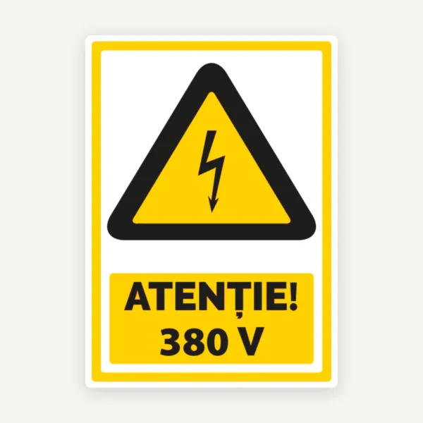 Indicator Atenție 380V - Semnalizare tensiune electrică trifazată