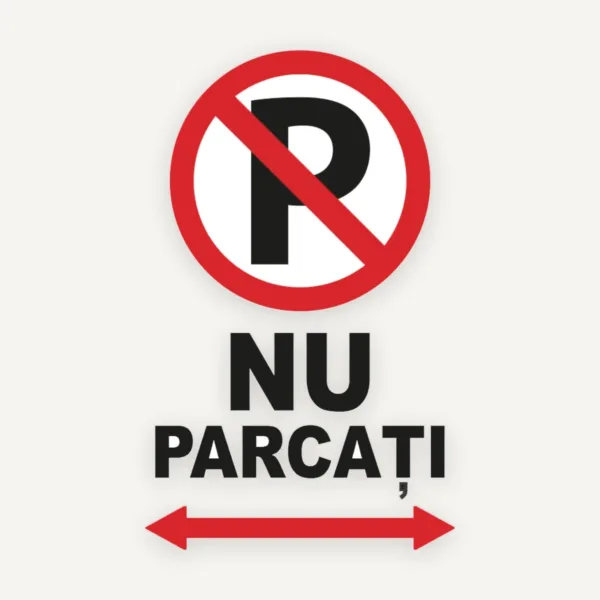 indicator interzicere nu parcati