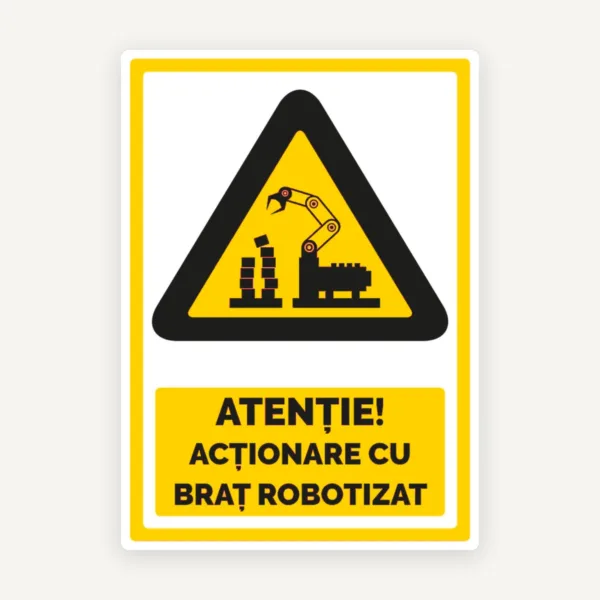 Indicator pentru actionare cu brat robotizat