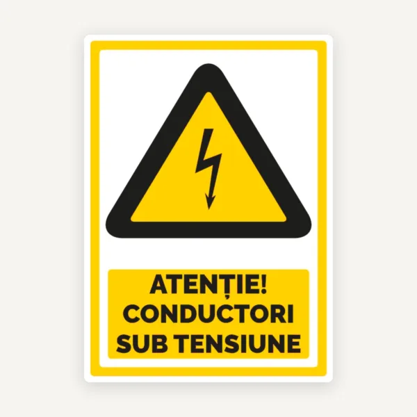 Indicator pentru atentie conductori sub tensiune