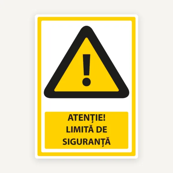 Indicator pentru atentie limita de siguranta