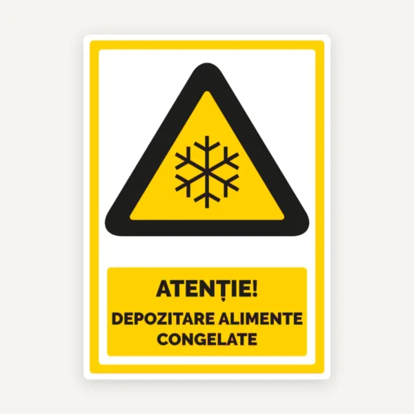 Indicator pentru depozitare alimente congelate