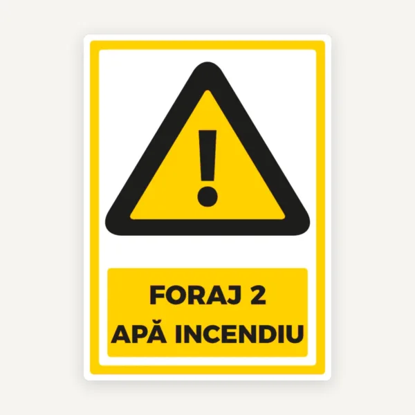 Indicator pentru foraj 2 apa potabila