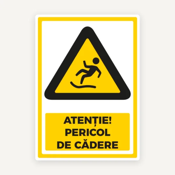 Indicator pentru pericol de cadere