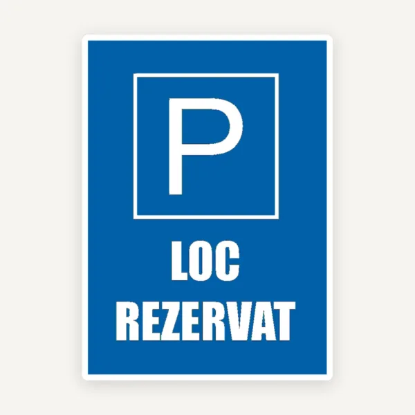 Indicator pentru loc de parcare