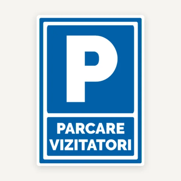 Indicator pentru parcare vizitatori