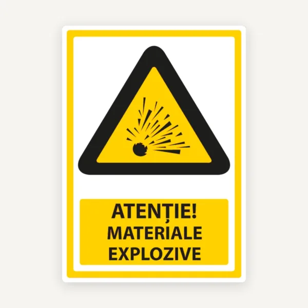 Semn pentru material exploziv